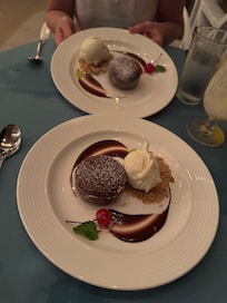 We ordered the chocolate lava cake every single night!