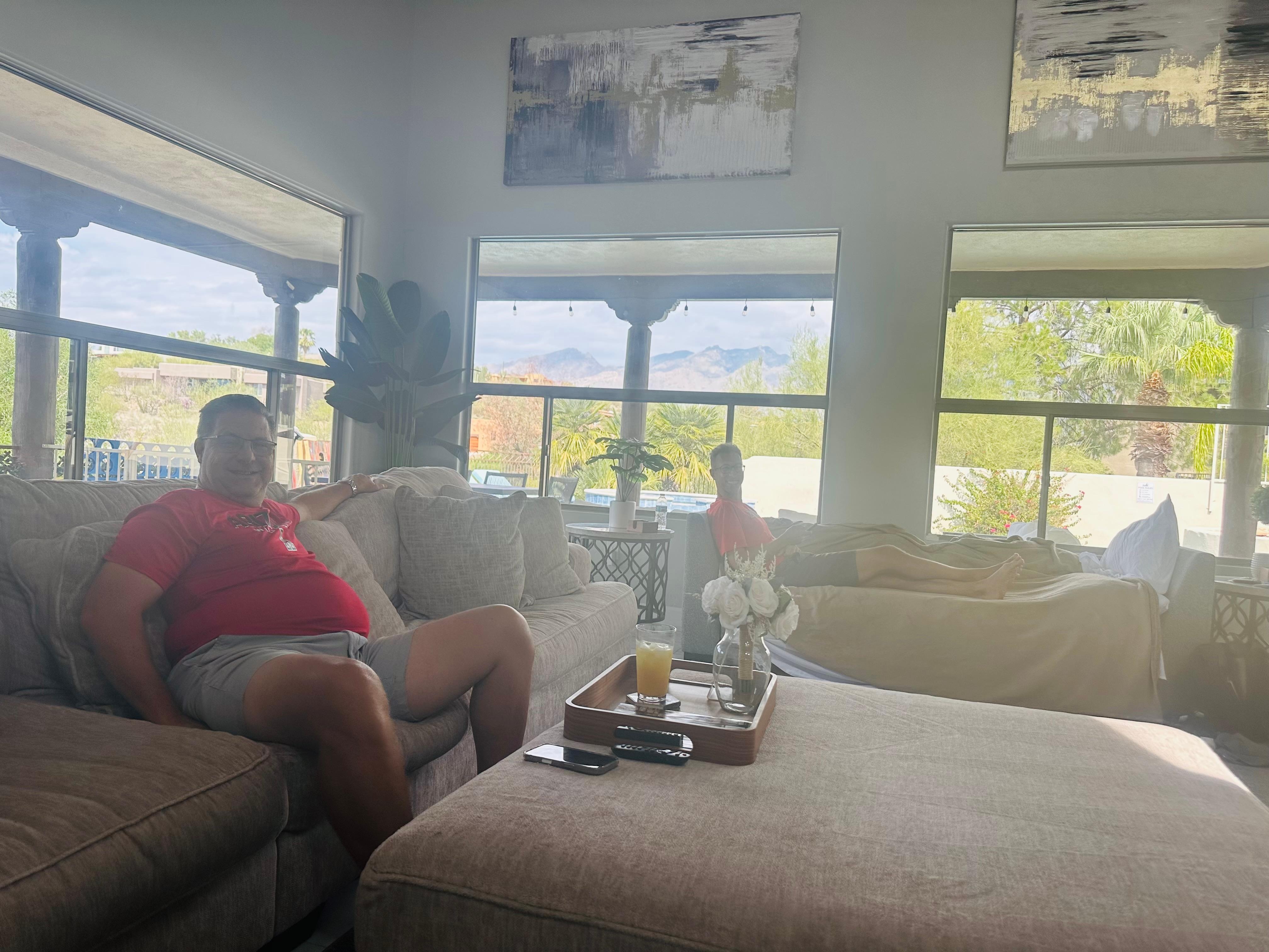 Spacious living room