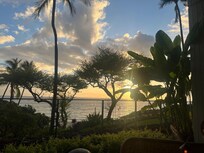 Evening, the sun set