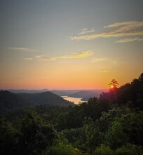 We set our alarm in the mornings to watch the sunrise!