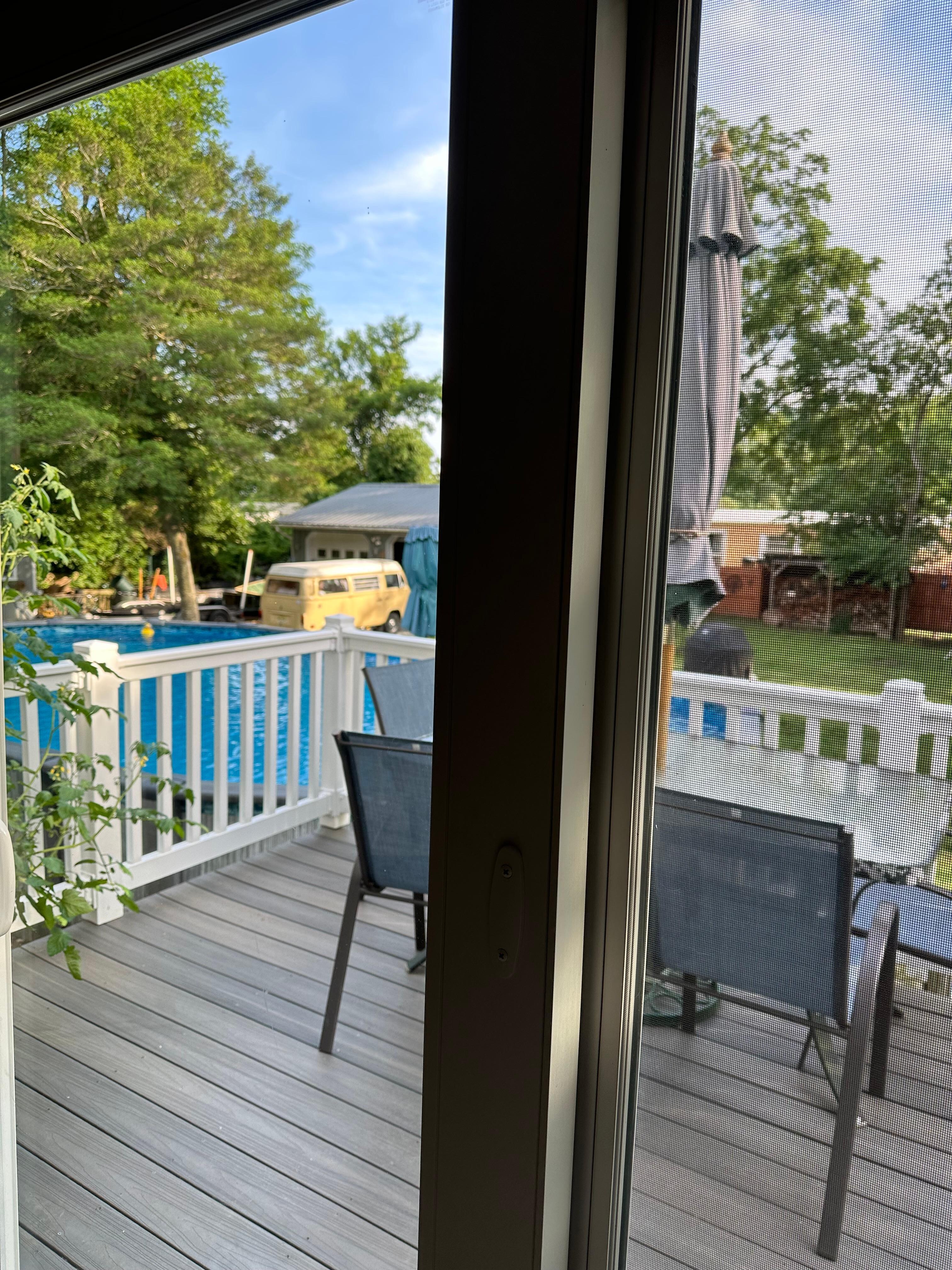 Deck plus above ground pool. 