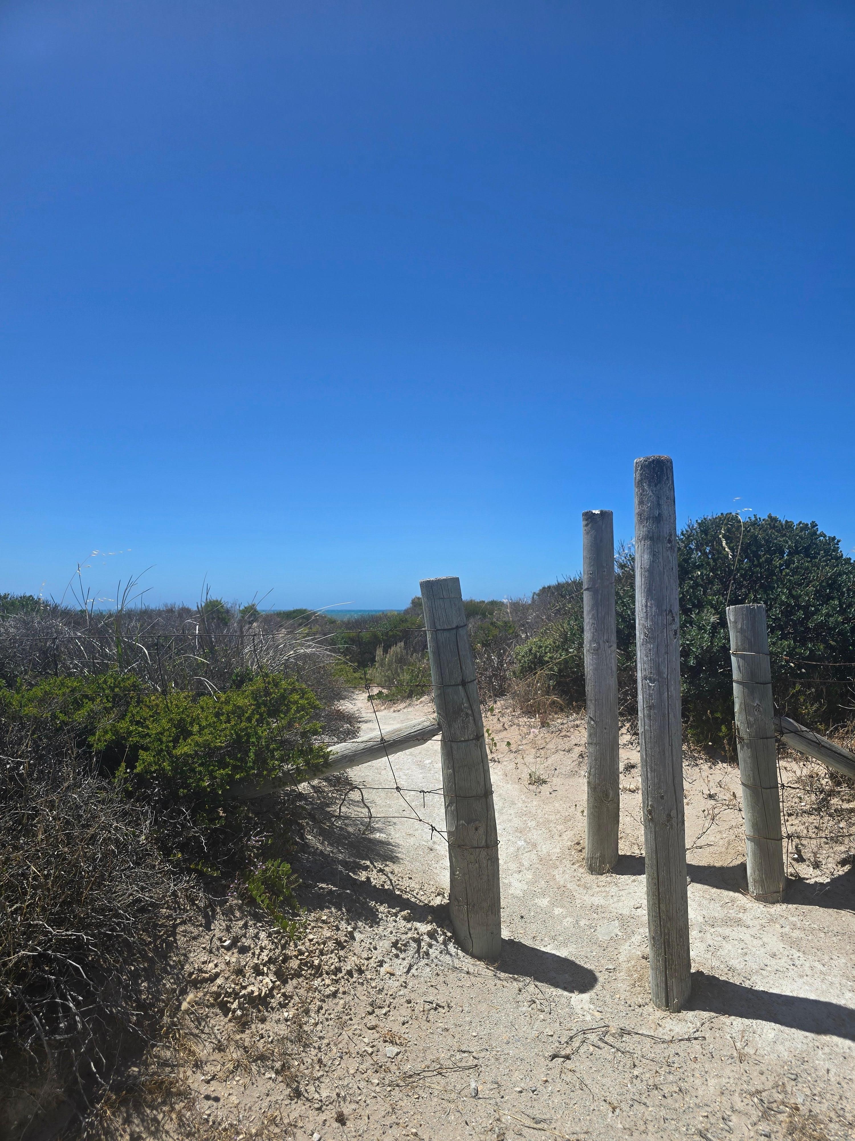 Beach at end of street
