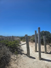 Beach at end of street