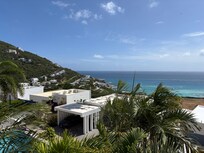 View of the ocean from the master bedroom balcony.