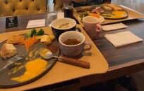 There’s a lot more option than what you see in the plate here… Picture posted just for fun. We enjoyed the food and our time there at the restaurant.