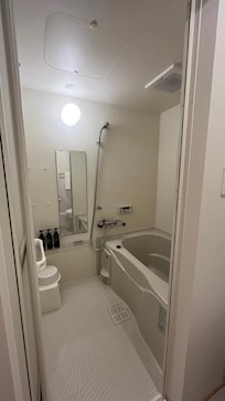 We appreciated how roomy the bathroom felt.