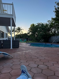 Backyard and pool were great - even when the highs were in the low seventies.