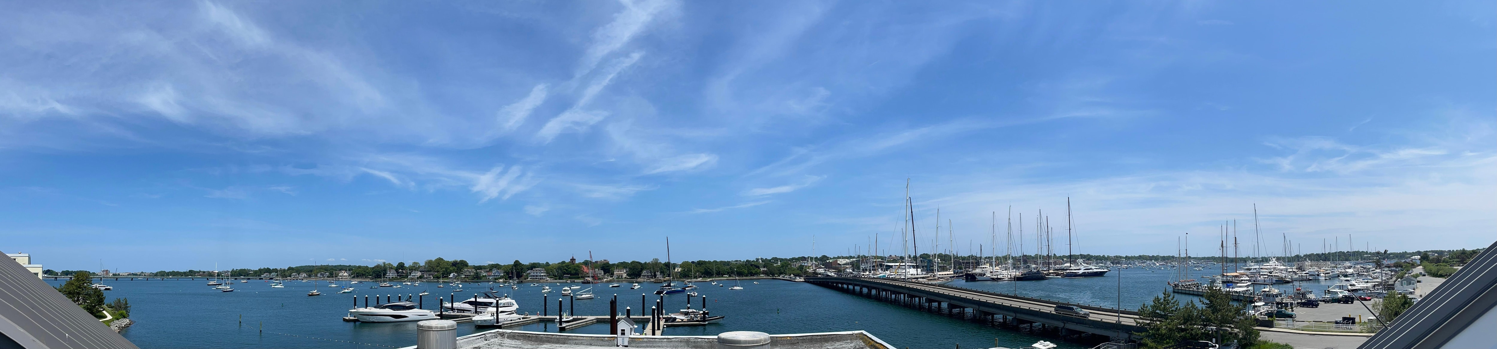 View of the harbor.