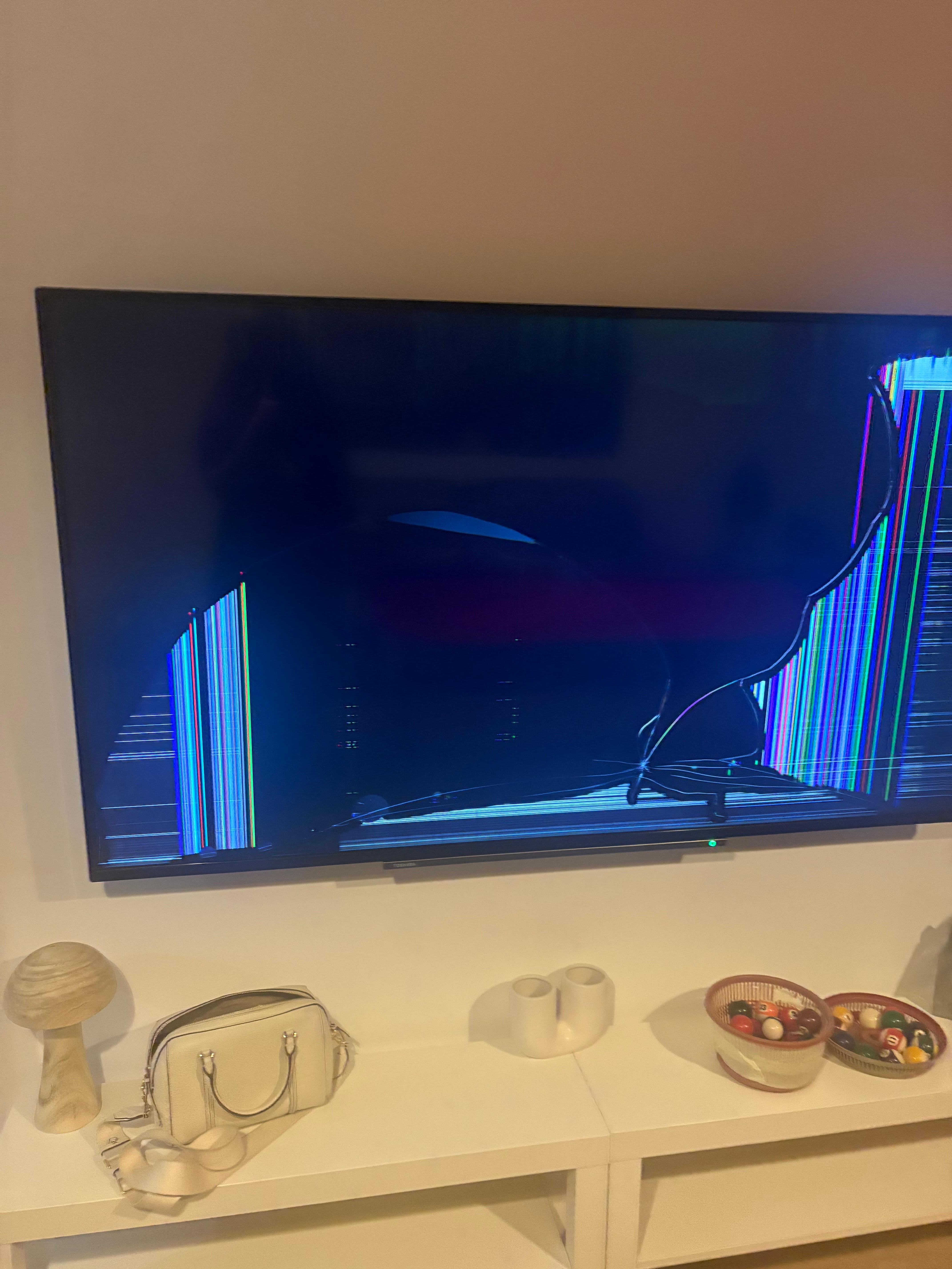 Broken tv