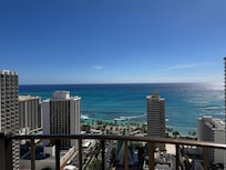 On the balcony of our room