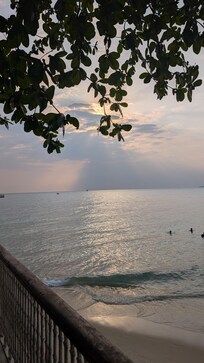 View of the waterfront from the pool