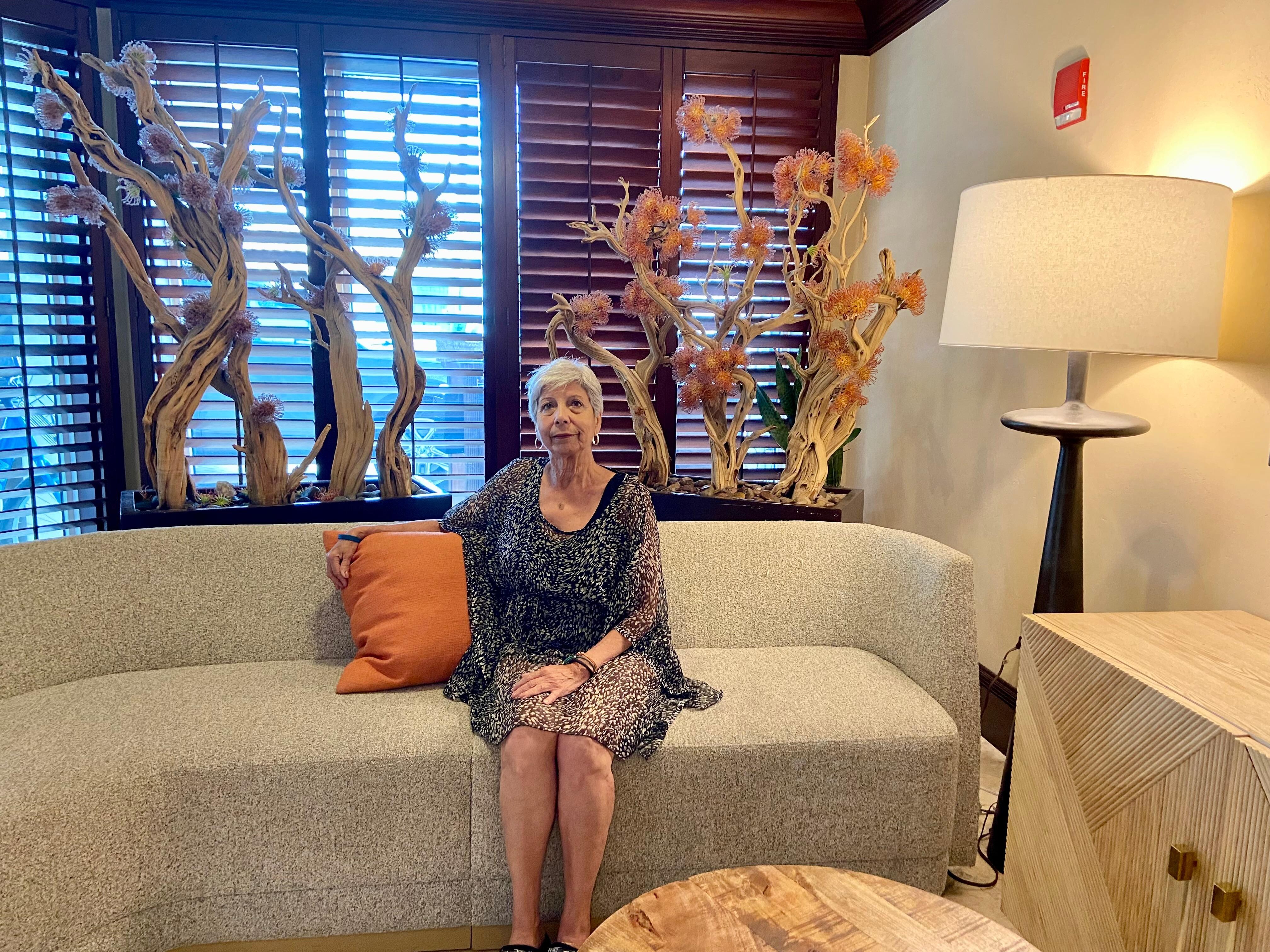 At the lobby 