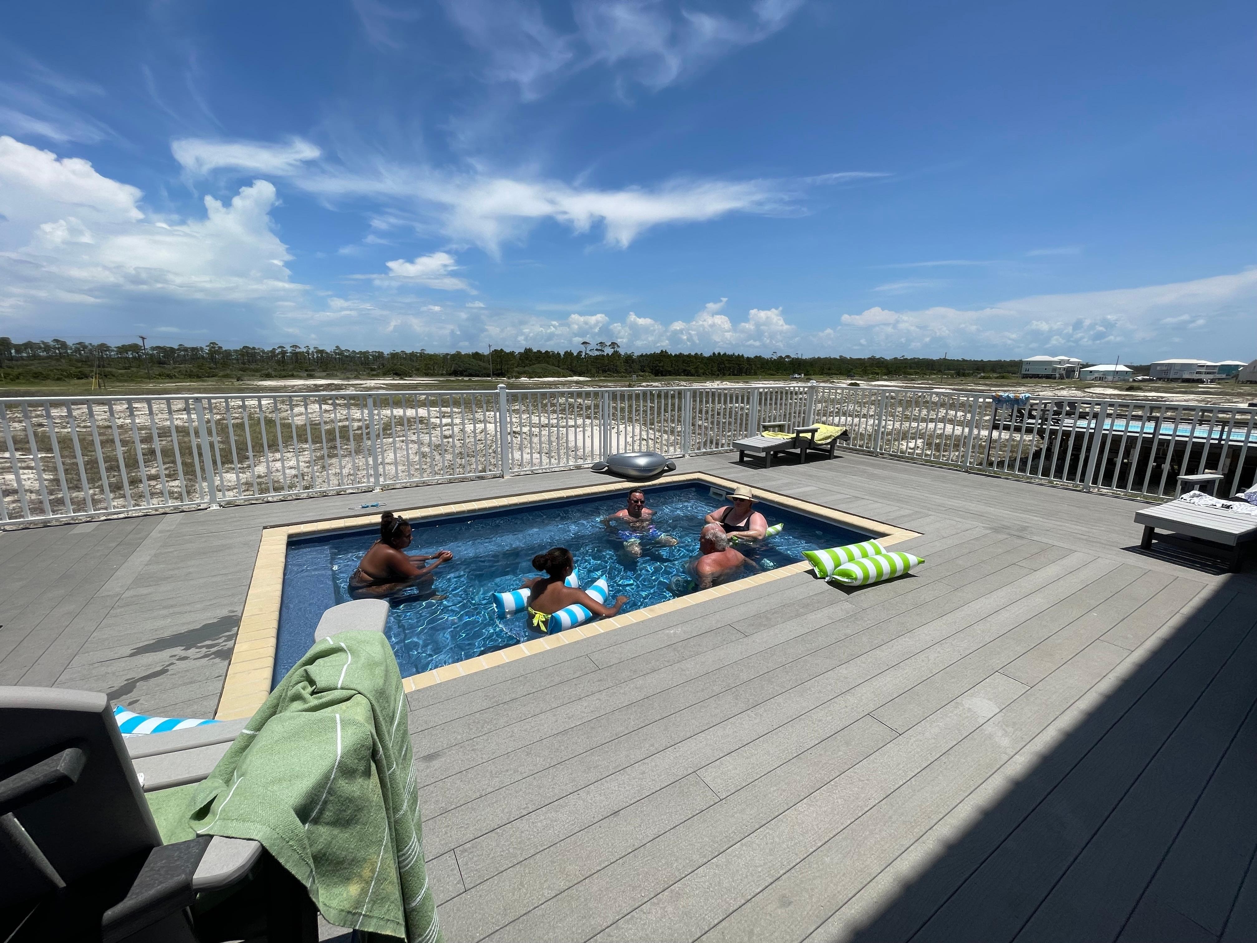 Used the pool every day.