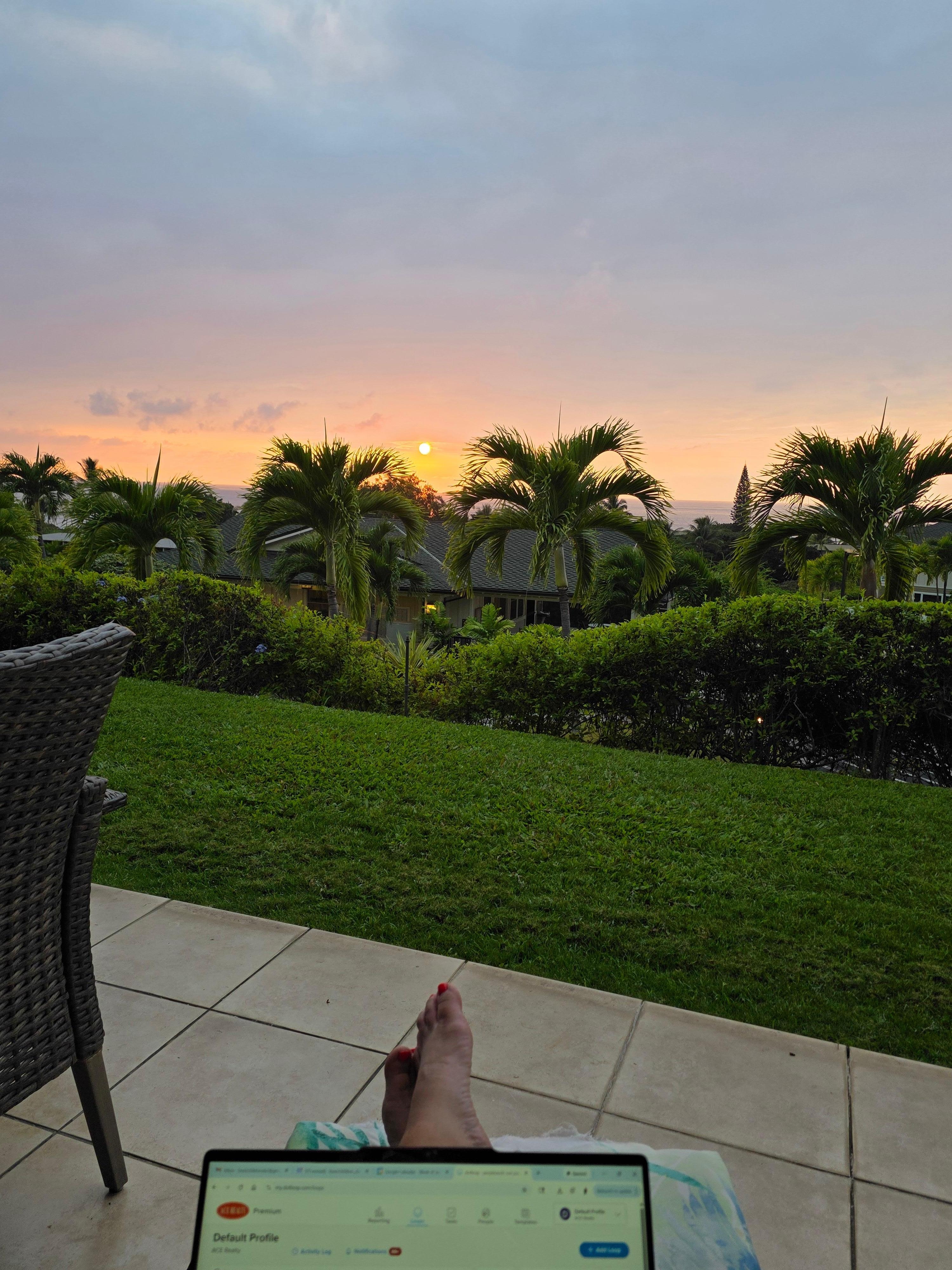 Views from the patio 