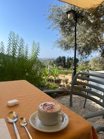 Cappuccino and temples for breakfast !