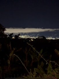 View at night from our room