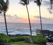 Sunset from the lanai.