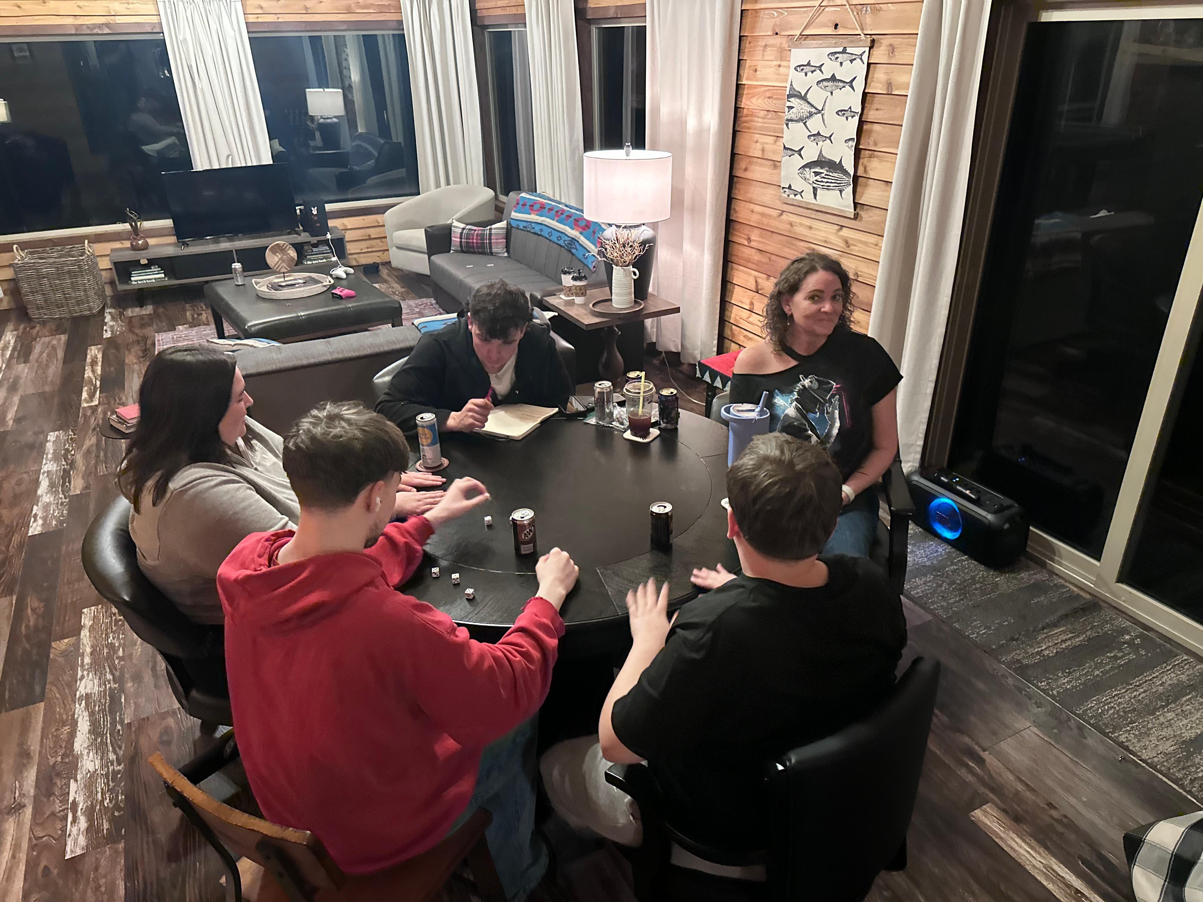 Great livingroom area for gathering and gaming