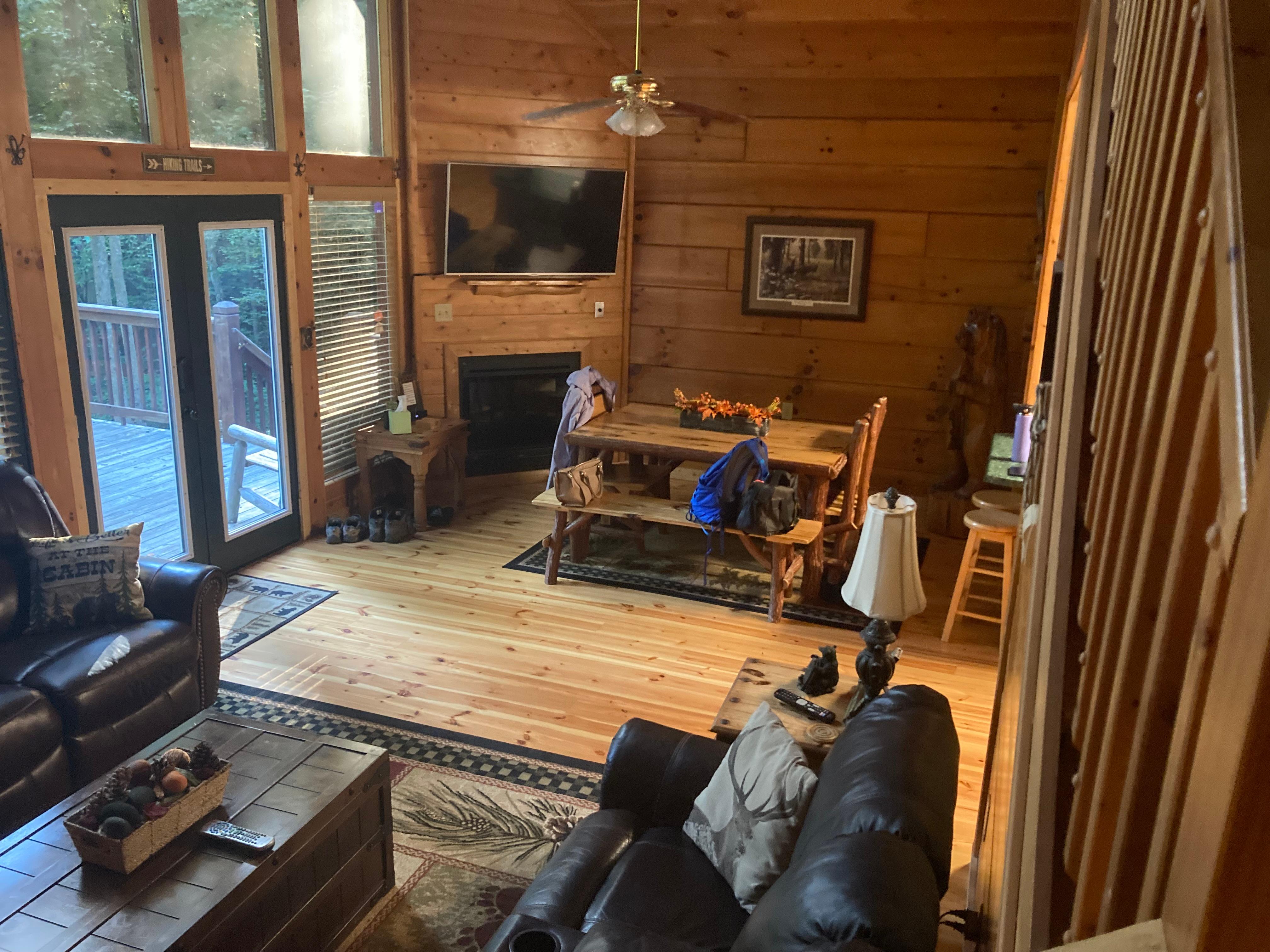 Eating area off the main room