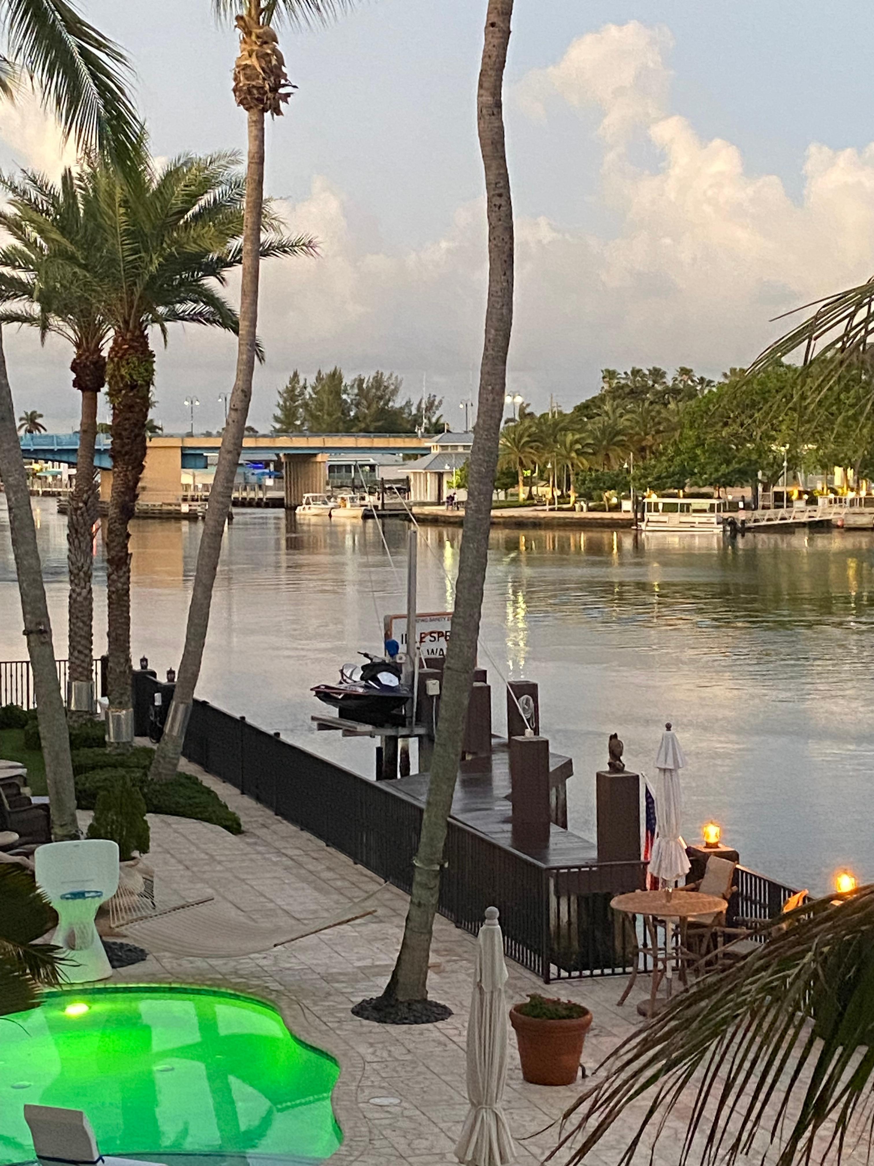 View south from the balcony 