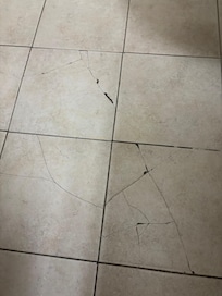 Bathroom floor