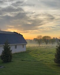 Beautiful sunrise form our side porch