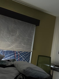 Blinds need to be replaced.