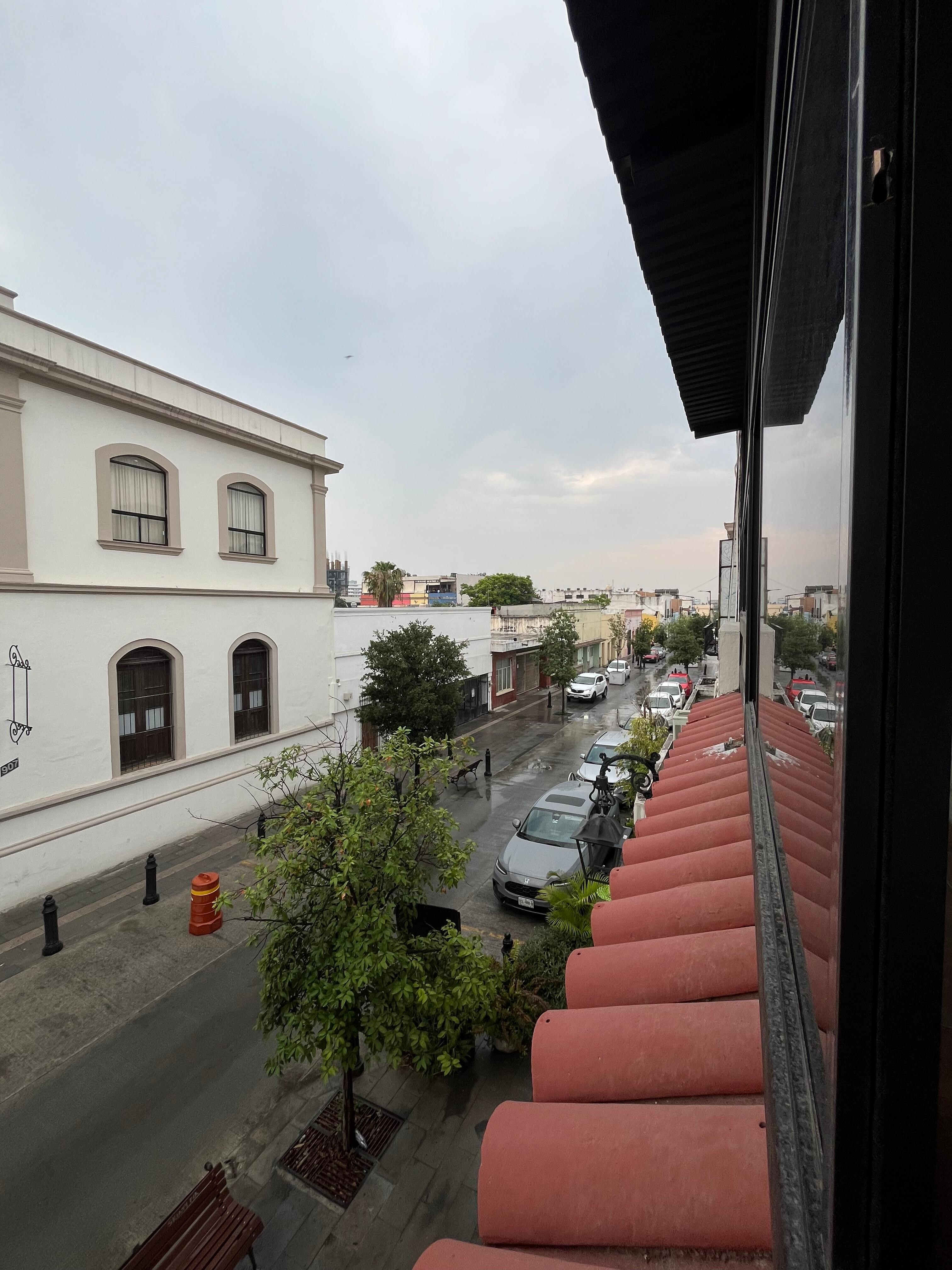 View from the balcony 
