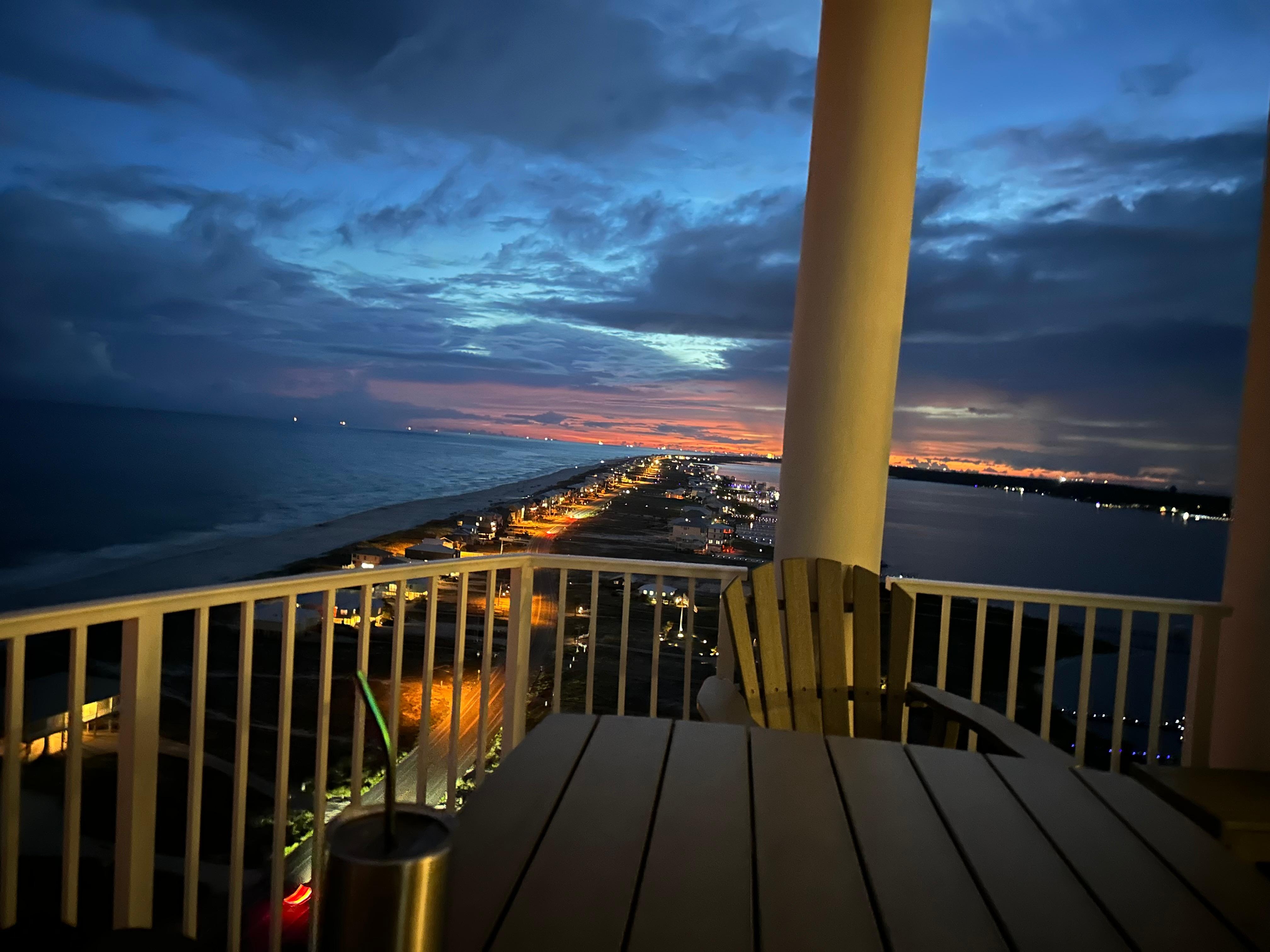 Oceanside balcony