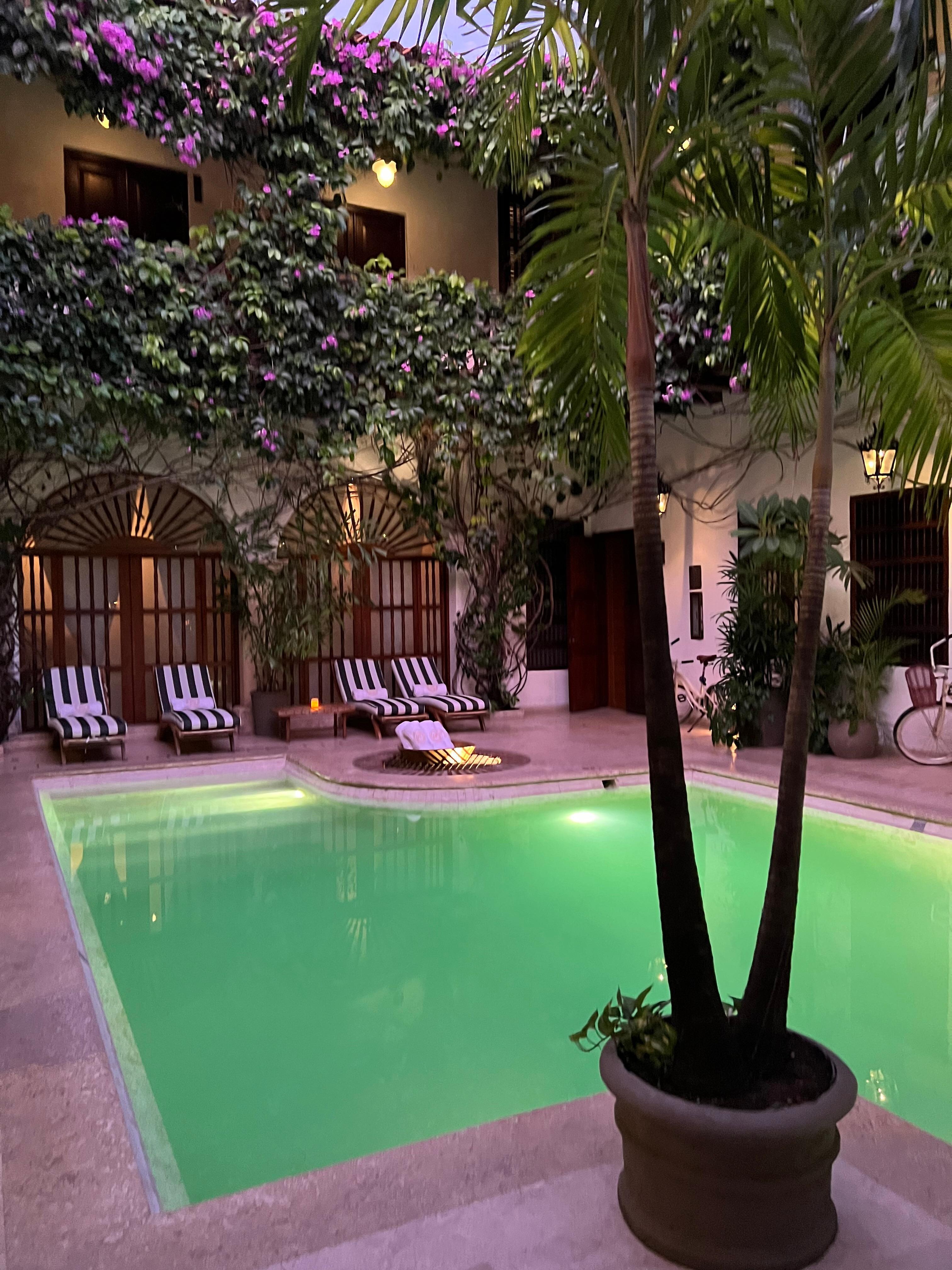 Lovely pool and hot-tub