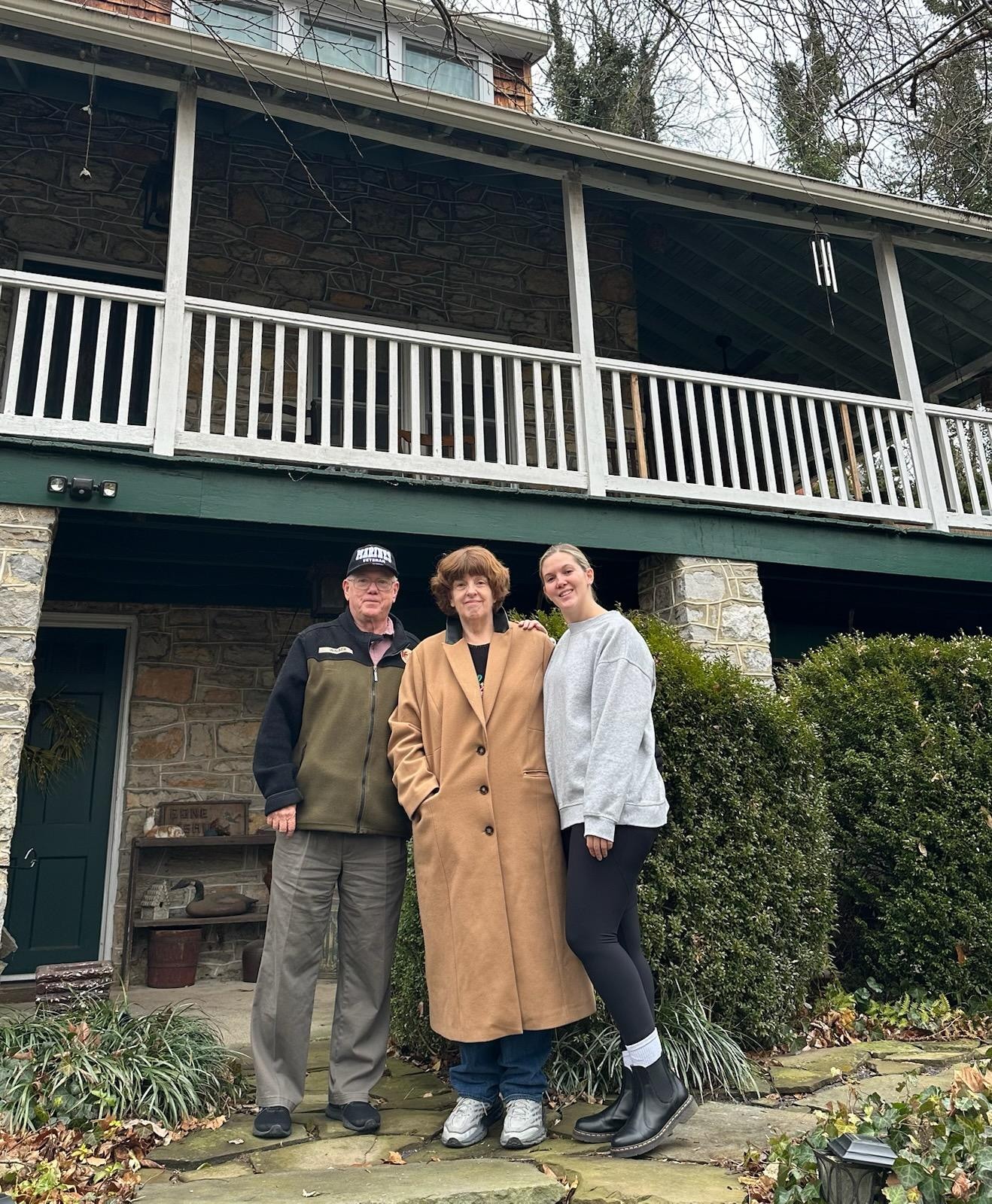 My husband daughter and I