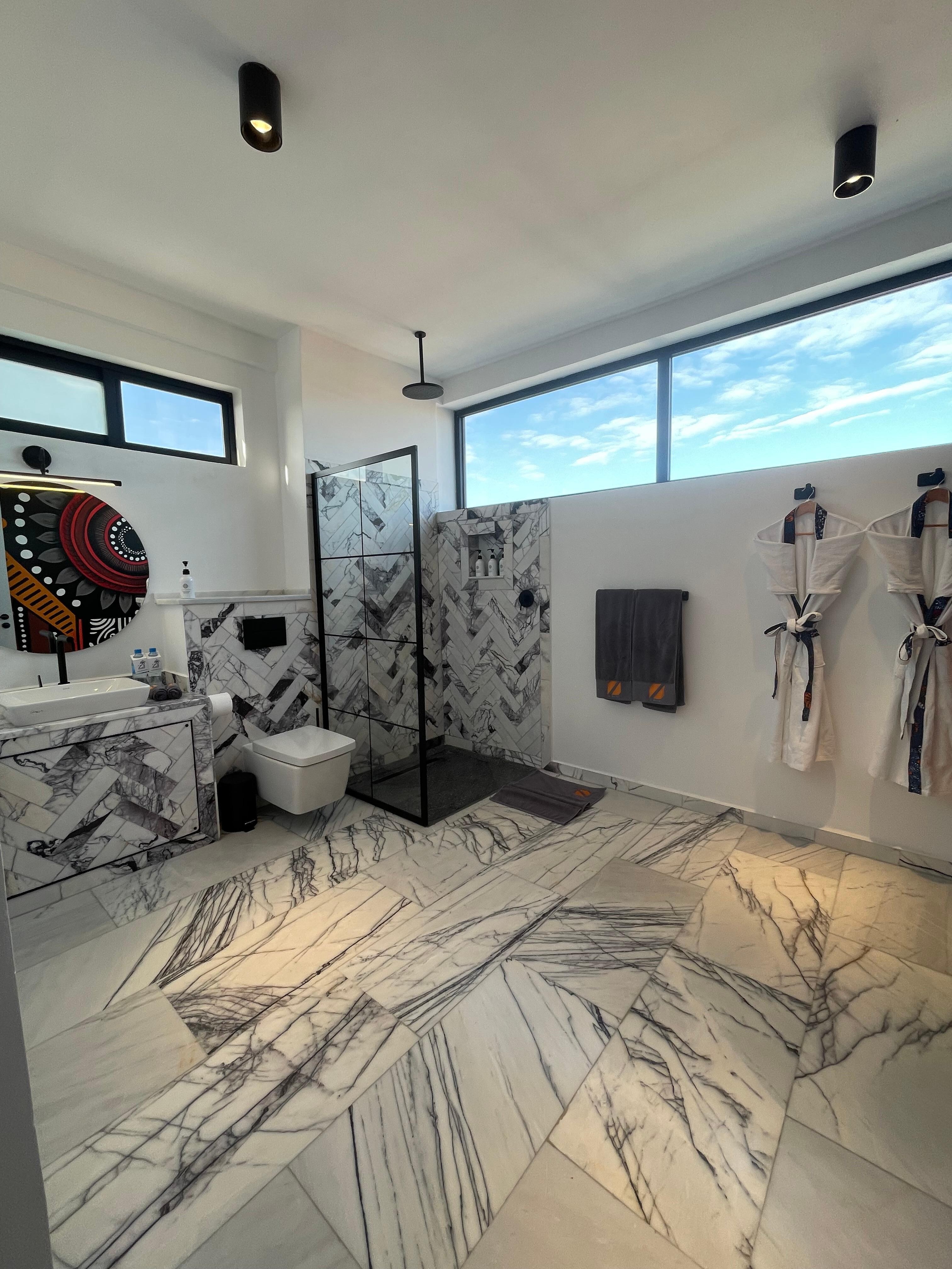 Bathroom at the hotel