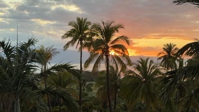 Sunset from the house