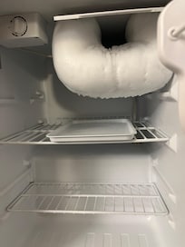 Freezer compartment of the refrigerator.