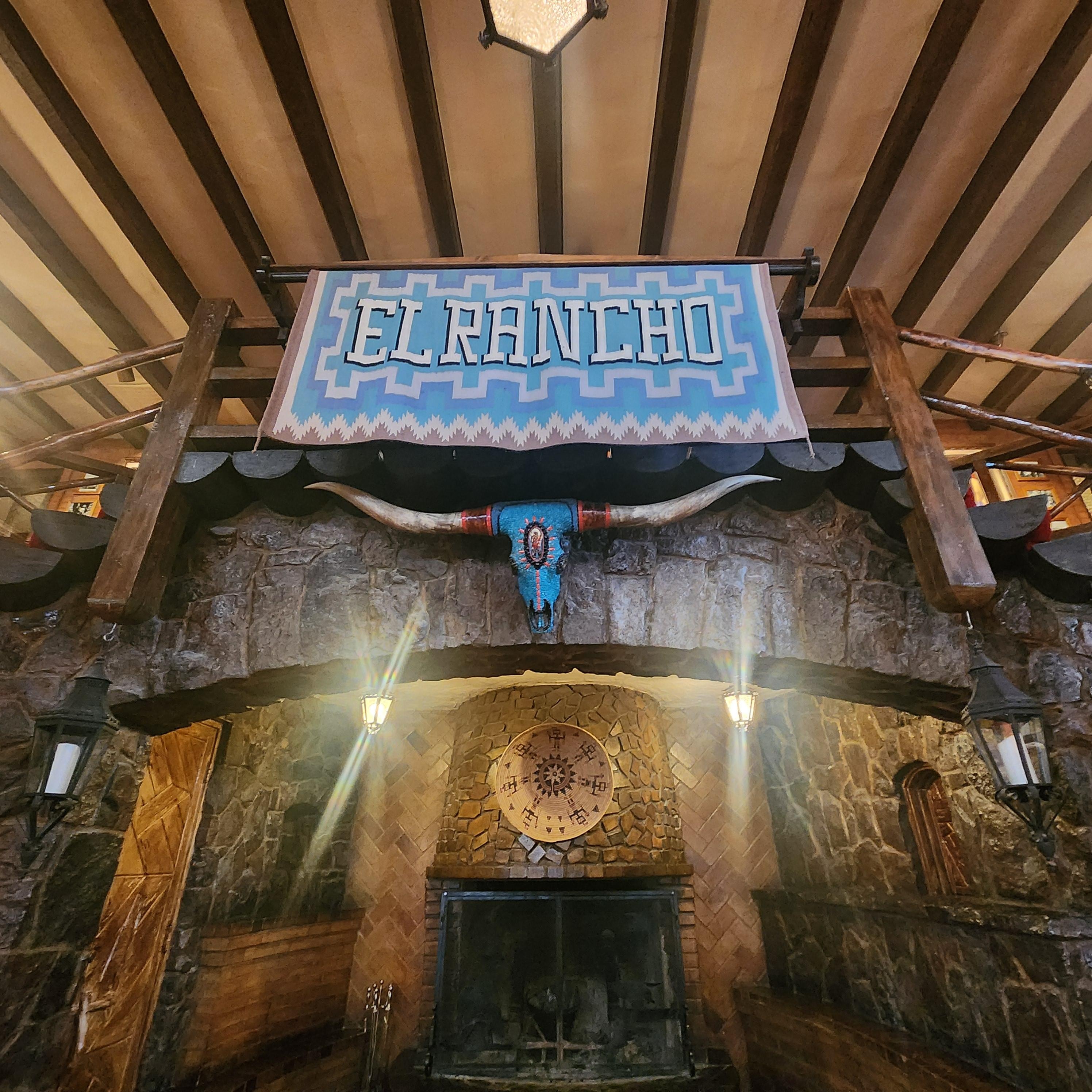 Lobby fireplace