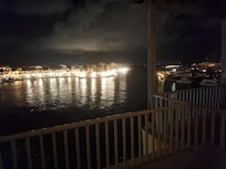 view from room balcony ar night