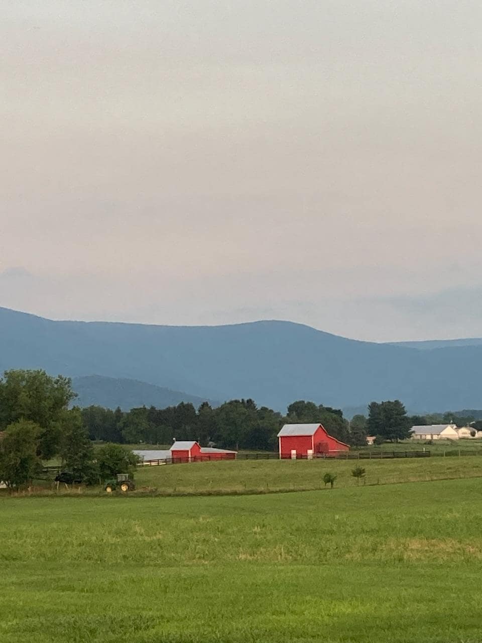 View from the property driveway 