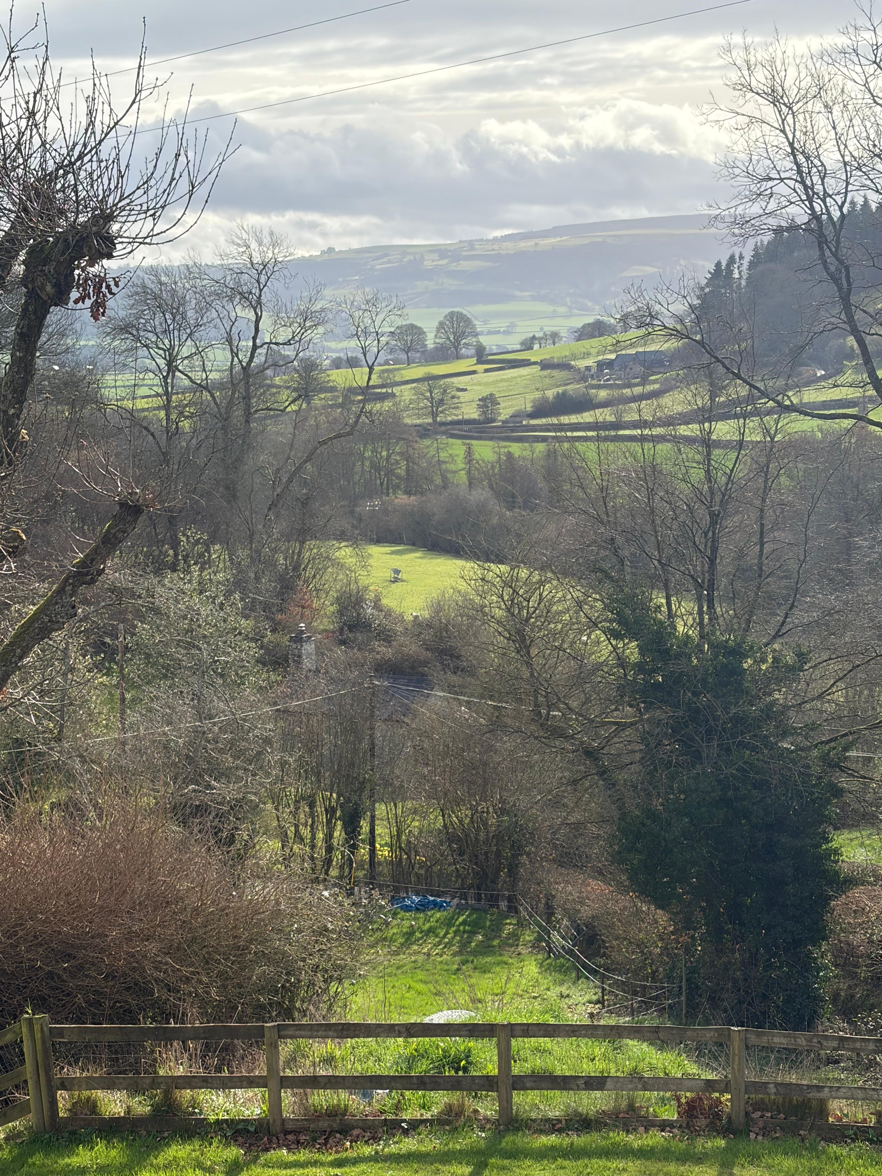 View from the balcony seating area.