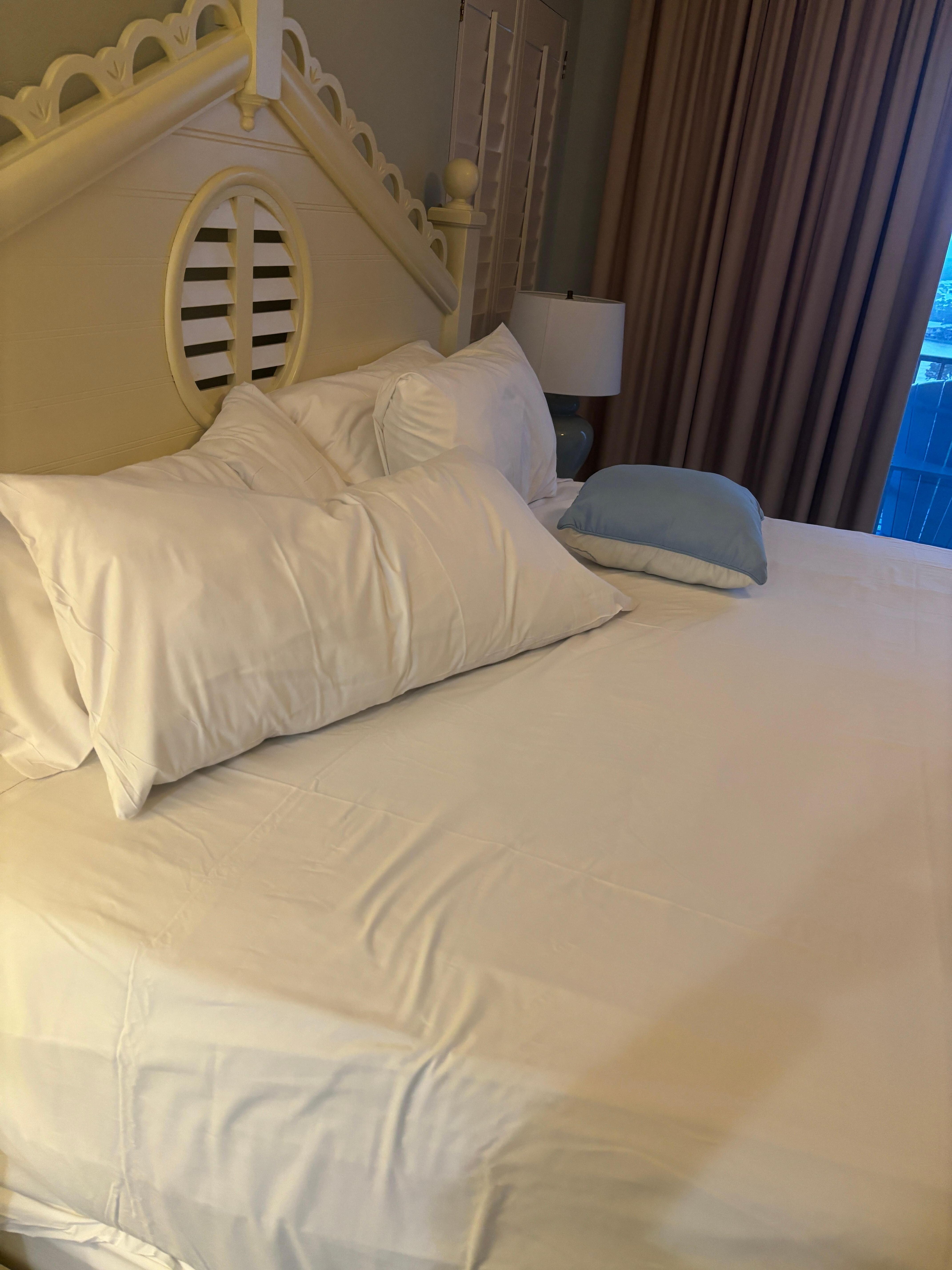 Unmade bed