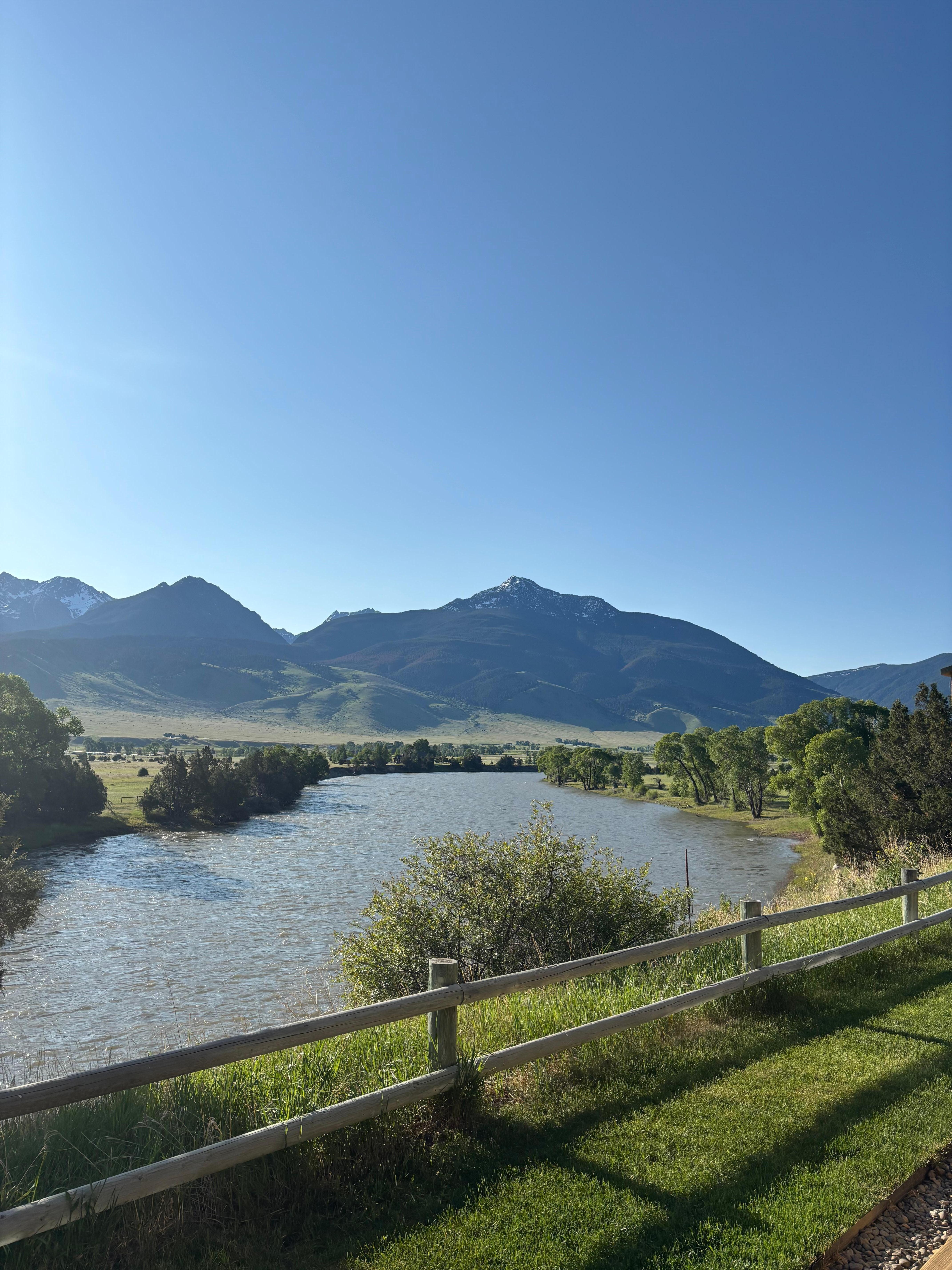View from cottage 16
