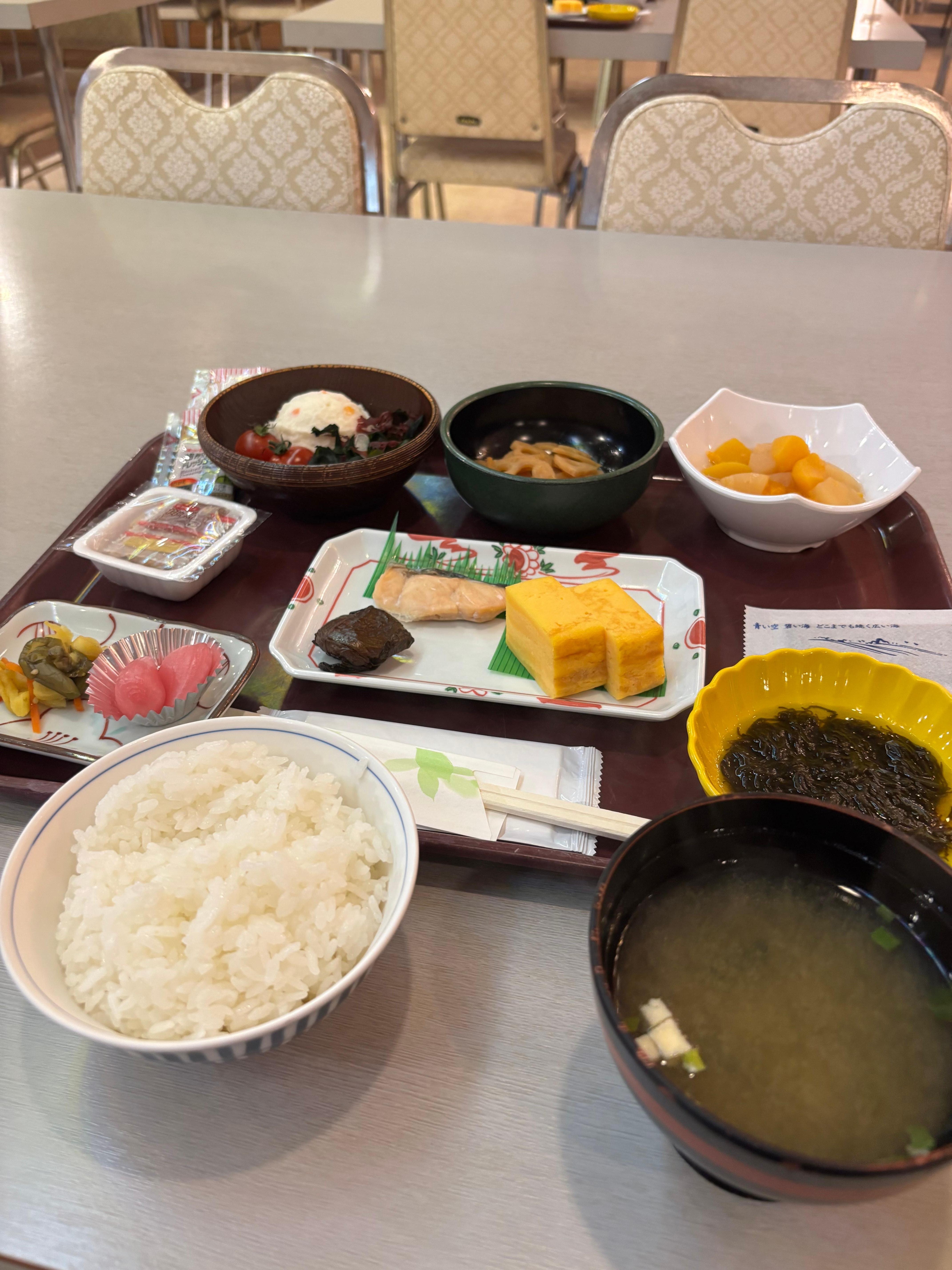 朝ご飯美味しかった