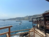 View from the restaurant by the pool