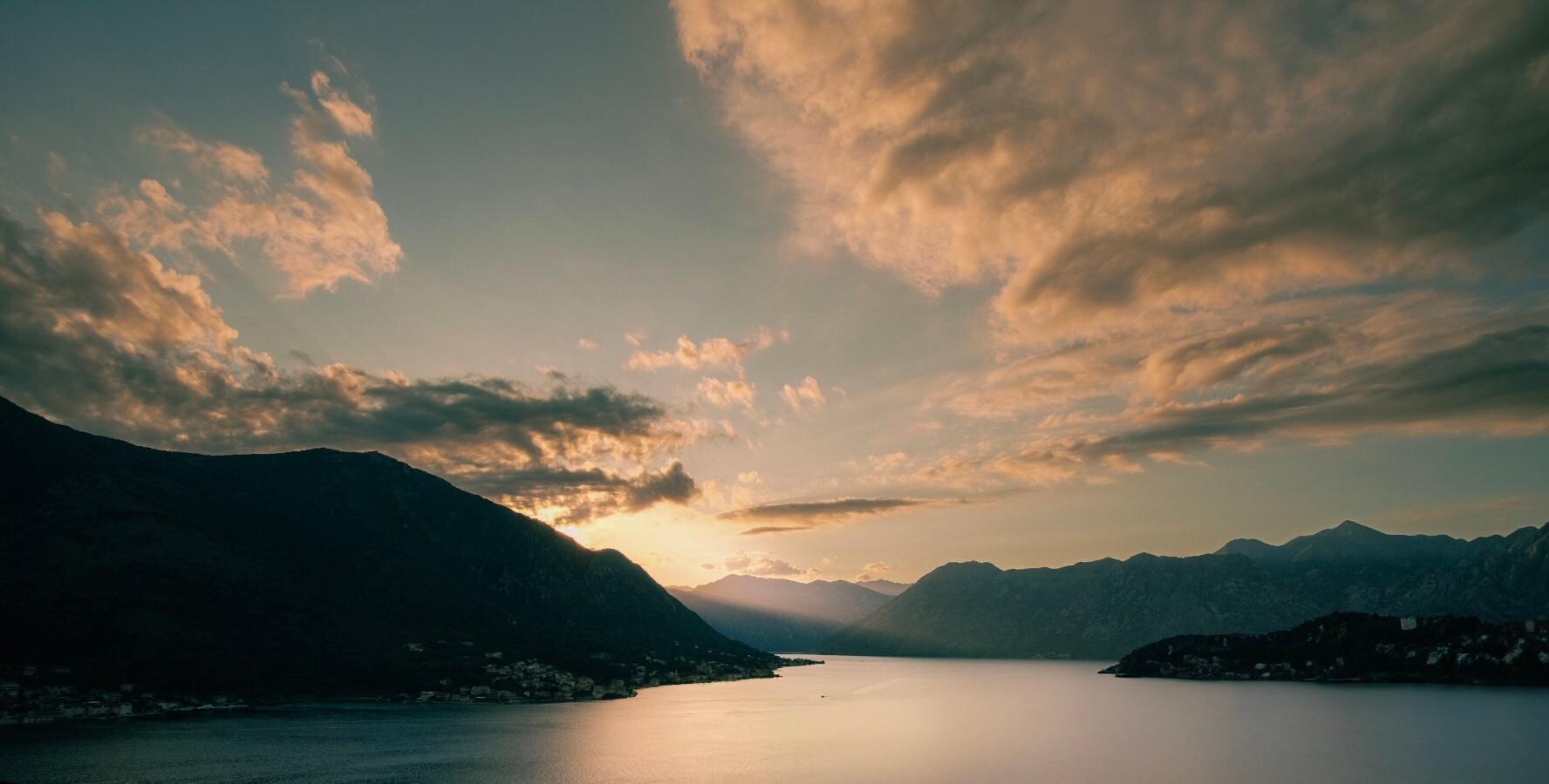 Sunset from balcony