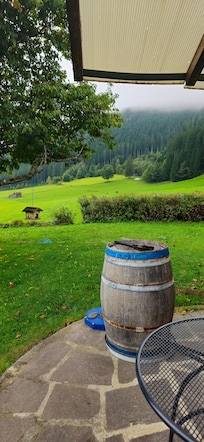 Überdachte Terrasse