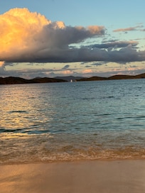 Late afternoon on Sapphire Beach