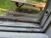 Visible dirt and debris at check-in