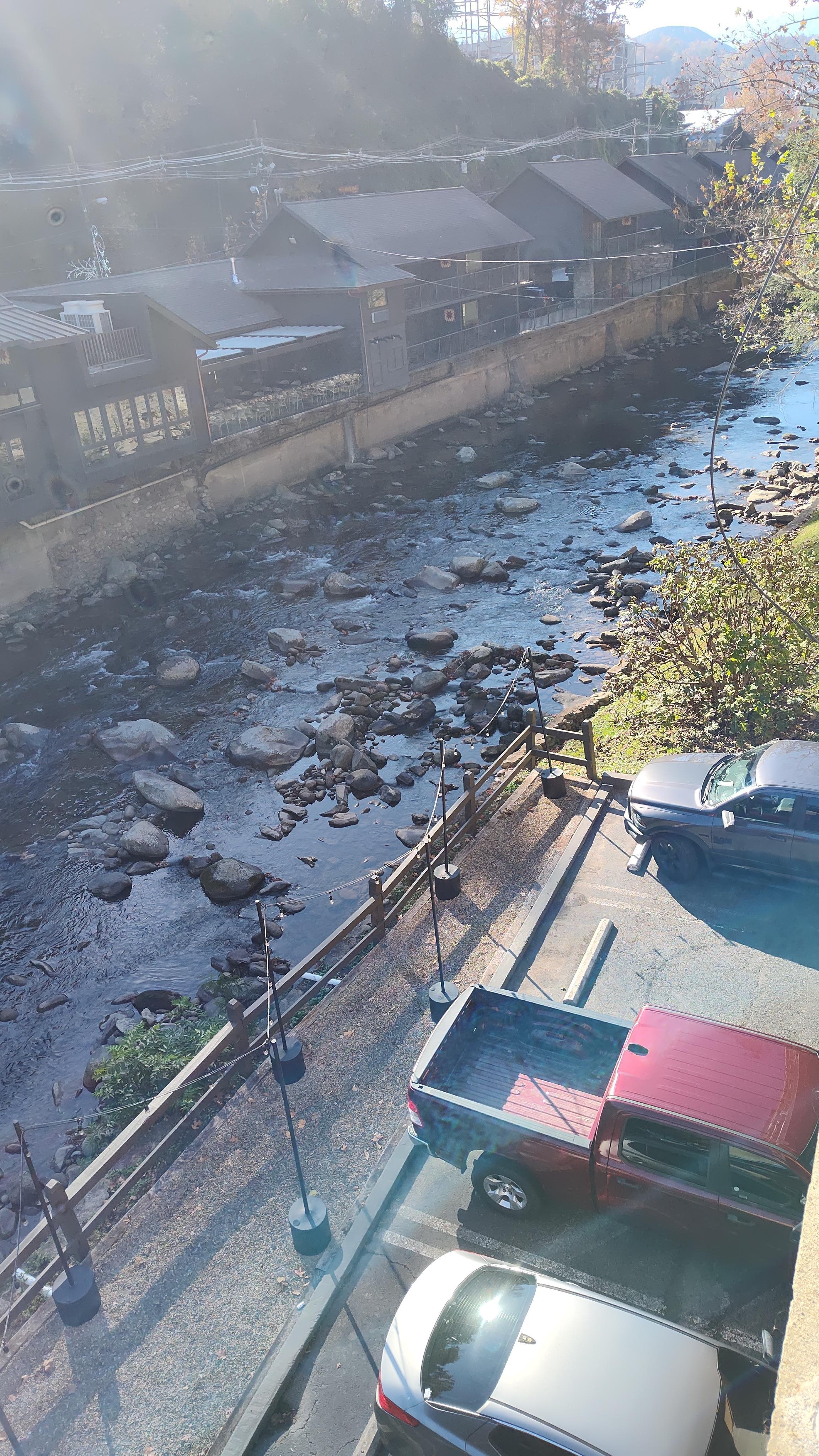 View from our balcony 