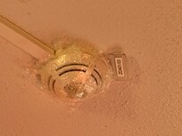 Déclencheur de fumée obstrue