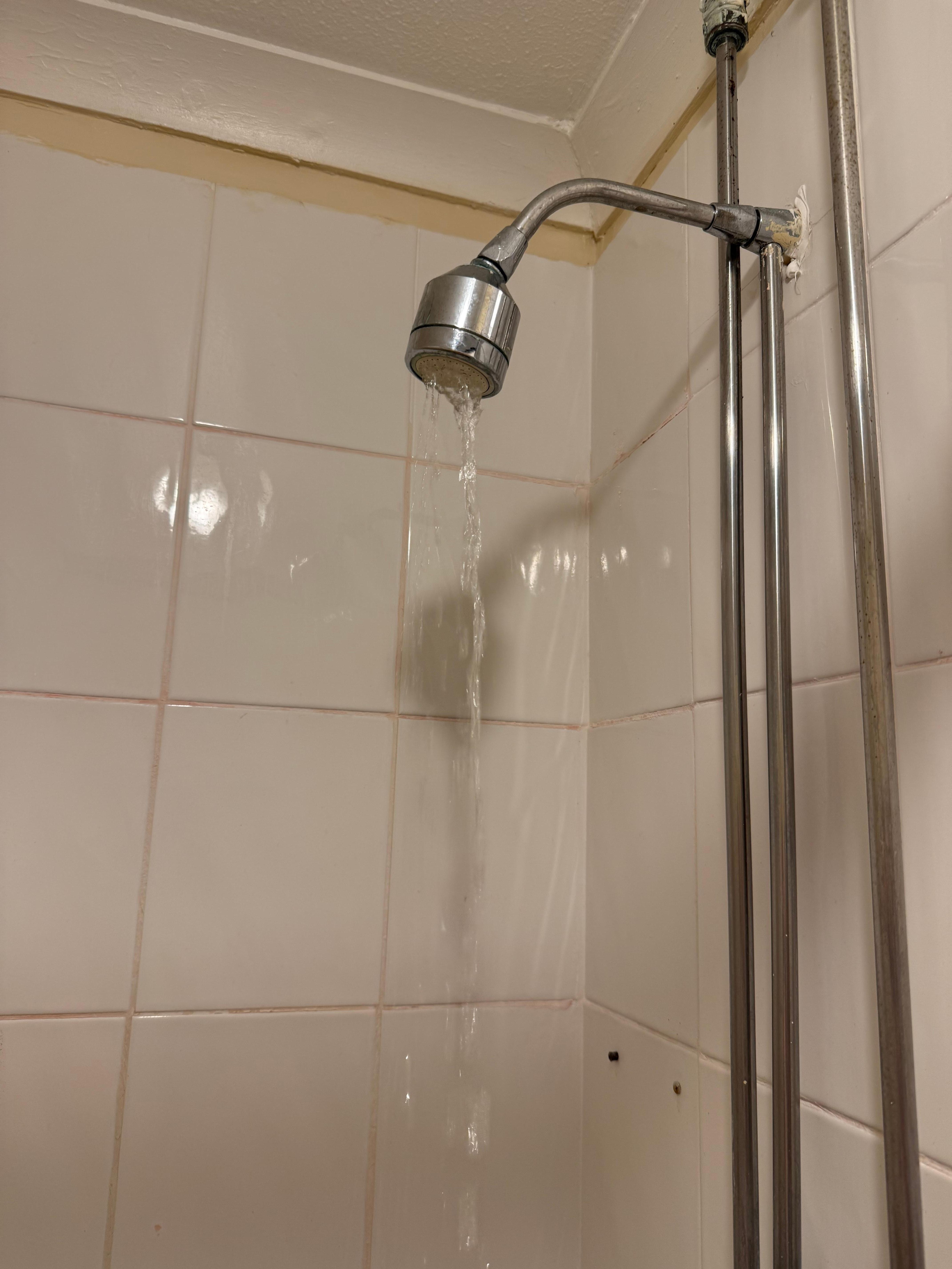 Shower on full!