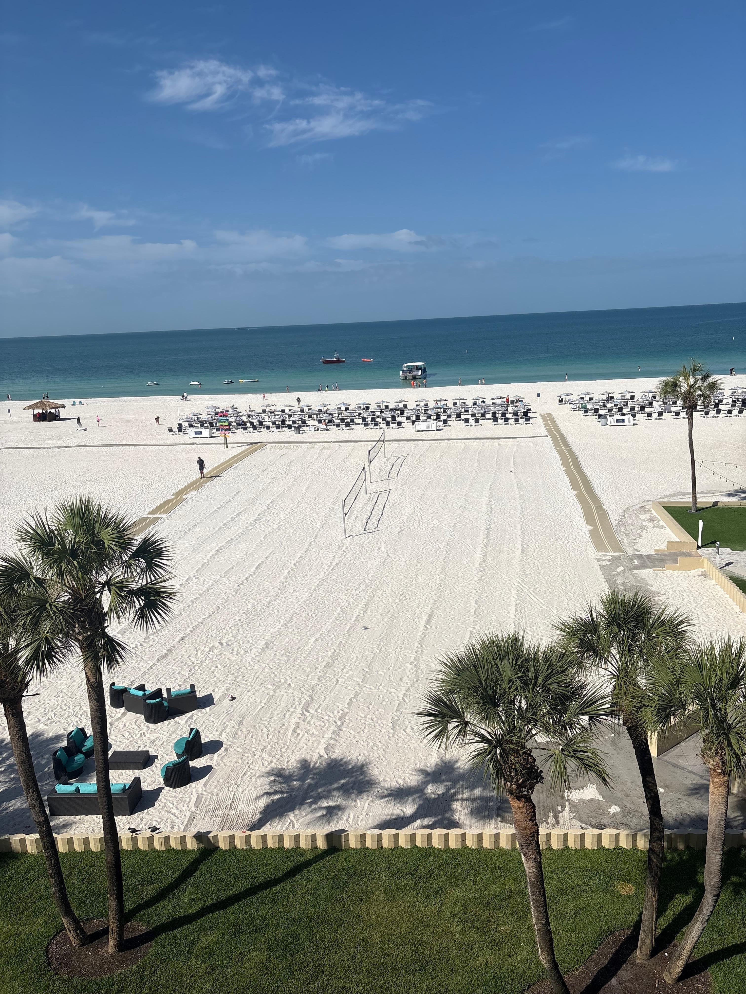 Beautiful sand beach